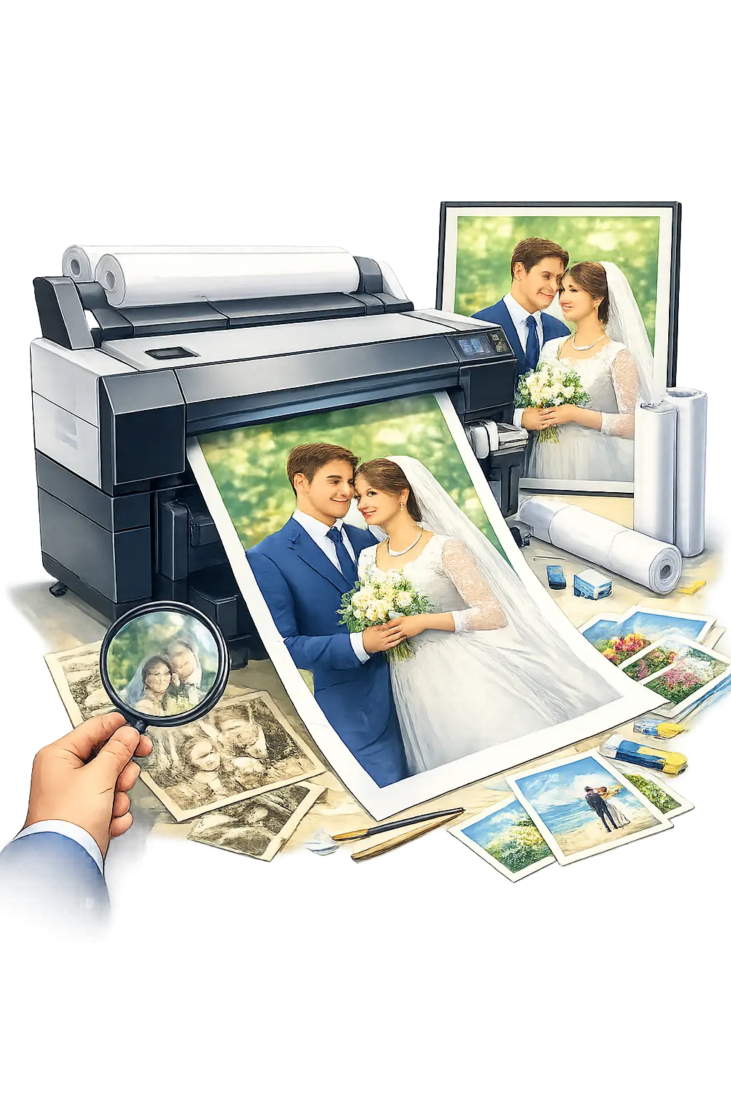 Печать фотографий большого формата на фотобумаге